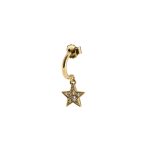 Mono Orecchino Rue Des Mille Collezione Stardust ORZCERCSTEAU