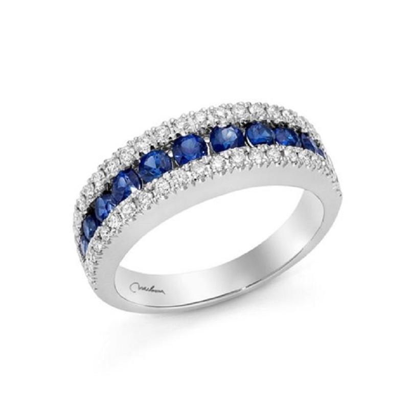 Zaffiro Blu Miluna Anello Con Zaffiro Parure Zaffiro E Diamanti