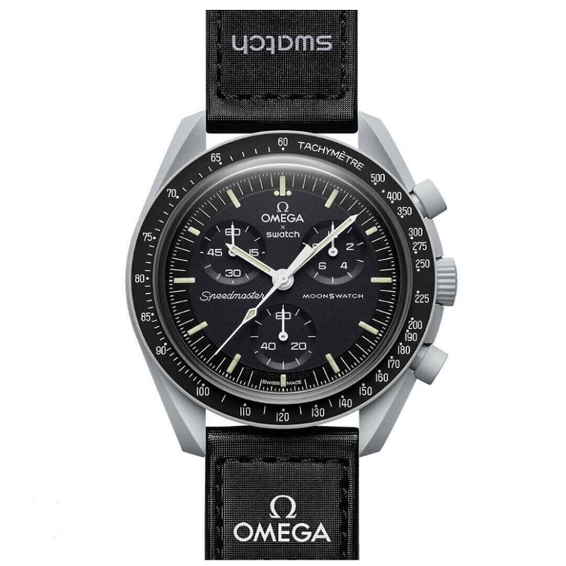IMG_5293 Orologio Uomo Omega x Swatch Collezione MoonSwatch Mission To The Moon SO33M100 - immagine 1
