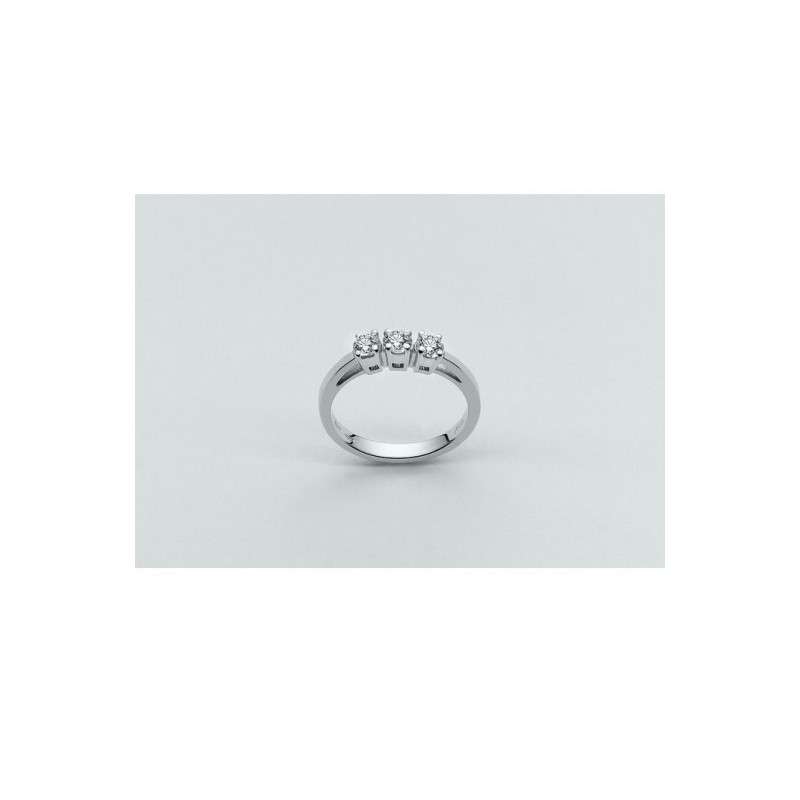 miluna-anello-oro-bianco-diamante-trilogy-lid1416-d60 Anello Donna Miluna CLD1416-D30 - immagine 1