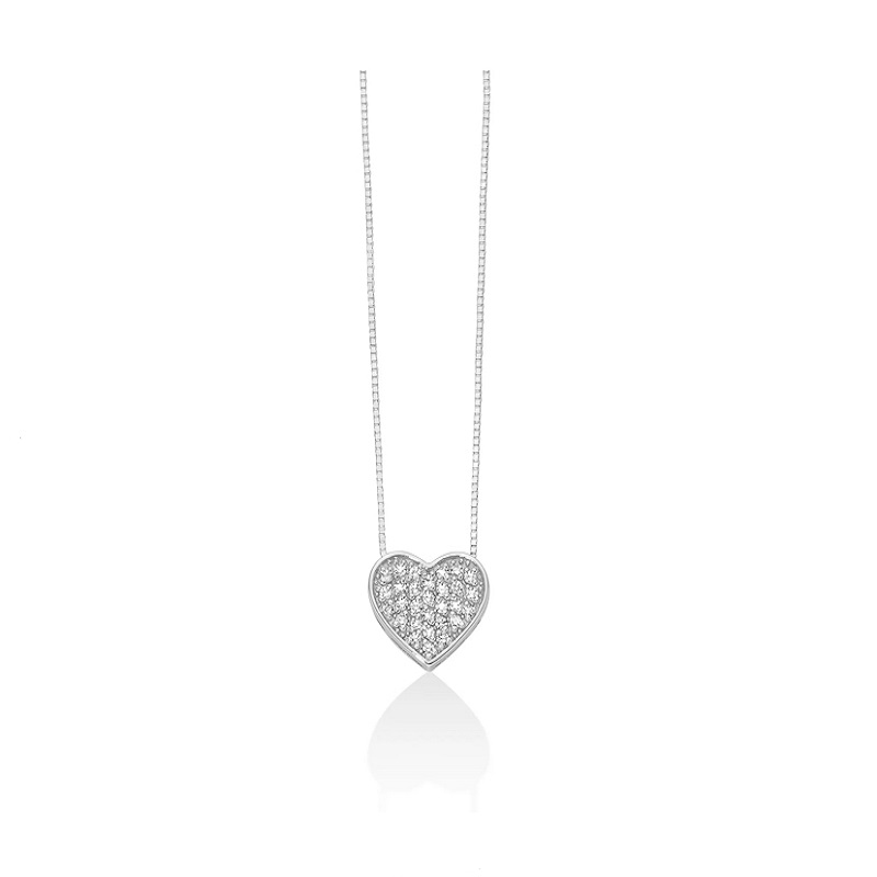 IMG_4953 Collana Donna Miluna CLD4919 Cuore Medio - immagine 1