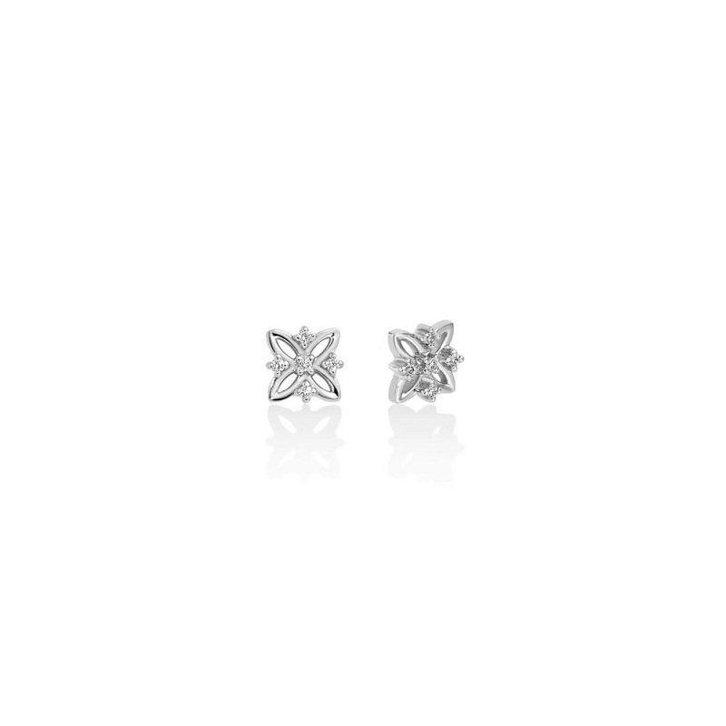 orecchini-donna-fiore-miluna-oro-bianco-9kt-con-diamanti-erd2805x Orecchini Donna Miluna ERD2805X - immagine 1